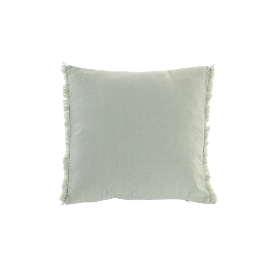 Cojín Algodón Verde Menta 45×45