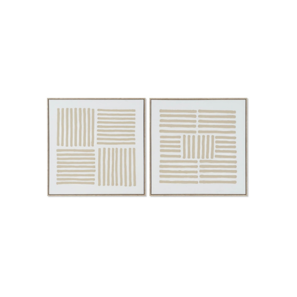 SET 2 CUADROS LÍNEAS 3D Cuadros, Deco, Novedades