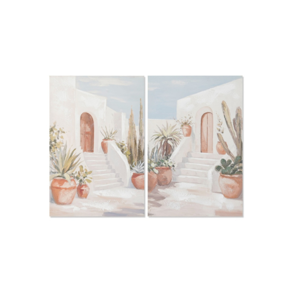 set de 2 cuadros mediterraneo
