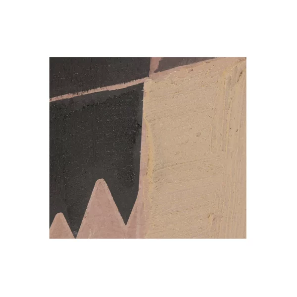 SET 2 CUADROS LIENZO PS 83 x 4,5 x 123 CM PATCHWORK Este elegante set de 2 cuadros decorativos destaca por su diseño artístico tipo patchwork, donde diferentes formas geométricas y bloques de color se combinan para crear una composición moderna y equilibrada. Sus tonos cálidos en beige, tierra, marrón y pequeños contrastes oscuros aportan profundidad y un estilo contemporáneo que encaja perfectamente en interiores actuales.