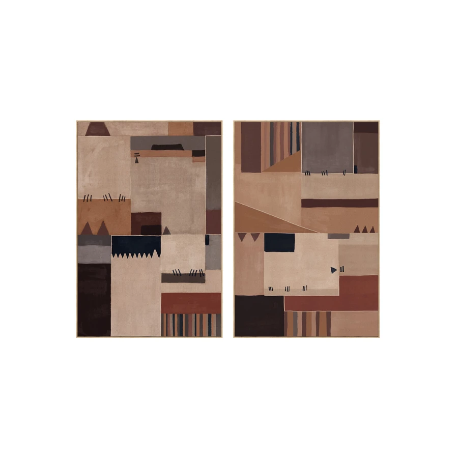 SET 2 CUADROS PATCHWORK