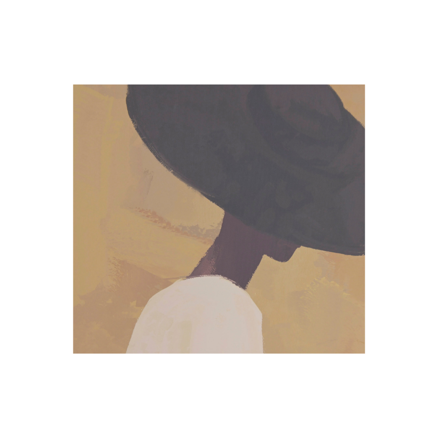 SET 2 CUADROS CHICA A CABALLO