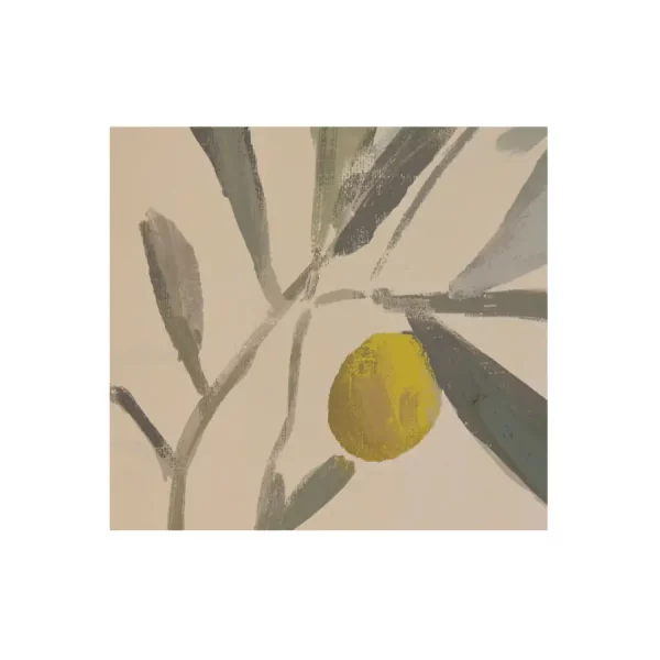 SET 2 CUADROS LIENZO PS 100 x 4 x 100 CM OLIVO JARRÓN Este elegante set de 2 cuadros decorativos en lienzo presenta una composición artística inspirada en la naturaleza mediterránea. Las ilustraciones muestran ramas de olivo colocadas en jarrones decorativos, creando una escena sencilla y armoniosa que transmite calma y naturalidad.