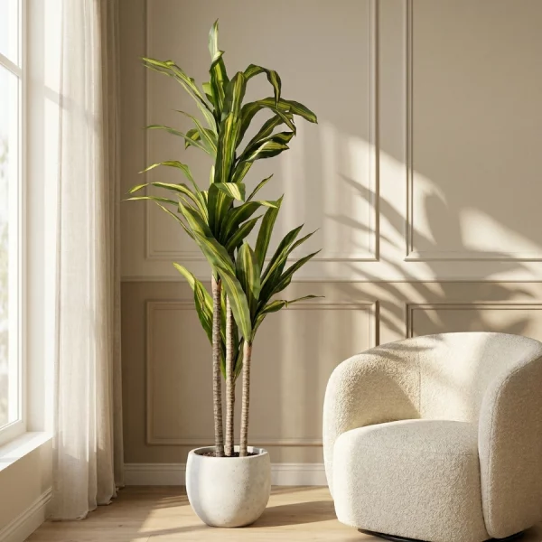 DRACAENA VERDE Planta artificial de La Casa de Carmen