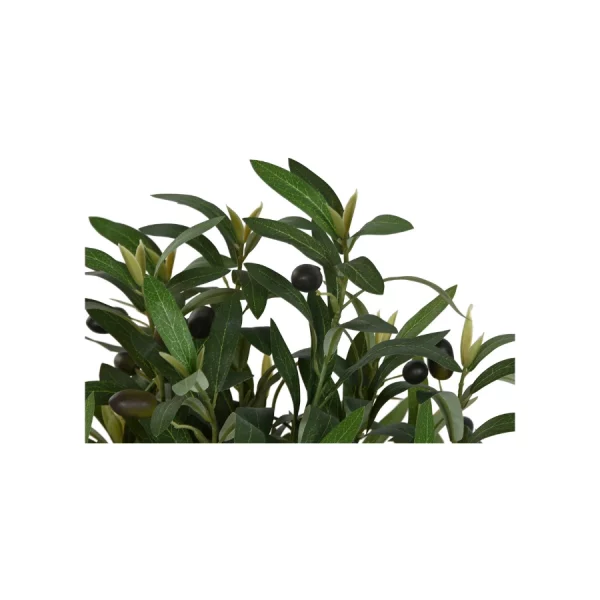 Olivo verde de hojas realistas. Planta artificial de La Casa de Carmen