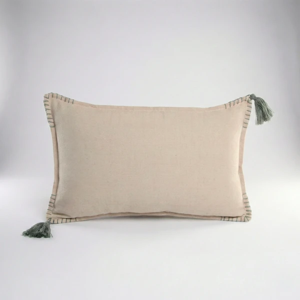 Coj&iacute;n Algod&oacute;n + Yute Borlas