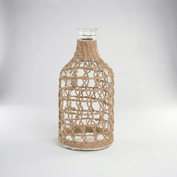 Jarr&oacute;n Cristal Mimbre