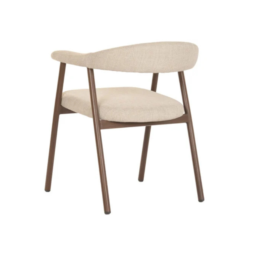 PACK 2 SILLAS DE COMEDOR M&Oacute;NACO BEIGE Y MARR&Oacute;N